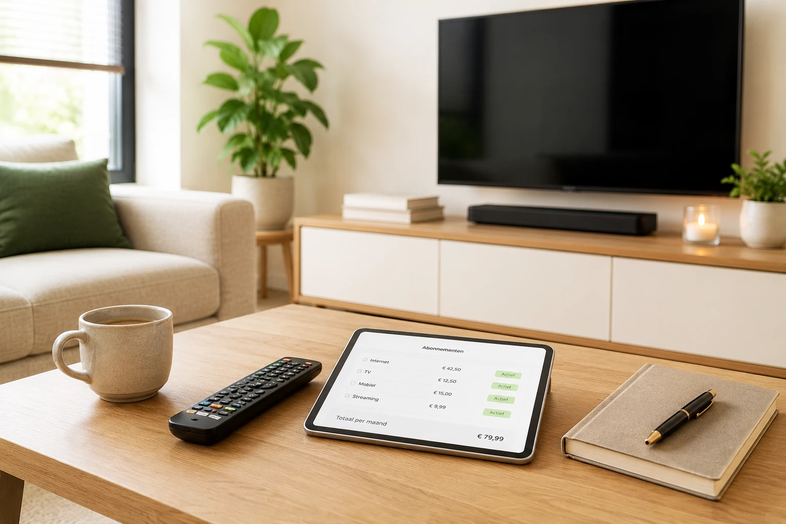 Internet en tv besparen